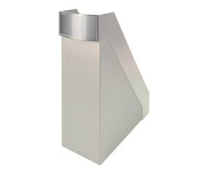 helit Porte-revues extra large DIN A4 H290xl102xP248 mm plastique gris clair HELIT Quantité:4