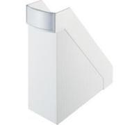 Helit porte-revues Linear,format A4,polystyrène,gris lumière Gris