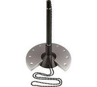 helit Porte-stylo Silver the base, avec chaîne, argent Noir G