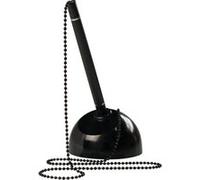 helit Porte-stylo 'the heavy base', avec chaîne, noir Noir G