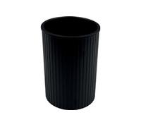 helit Pot à crayons lin,aire, noir, en polystyrène,