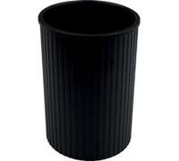 helit Pot à crayons lin‚aire, noir, en polystyrène, G