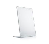 Helit Présentoir de bureau format A4 acrylique oblique – support pour carte