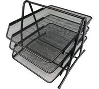 Helit h2518295 ablageeinheit mesh, extractible, 3 compartiments, noir