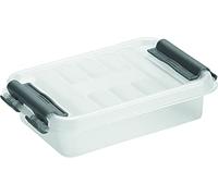 helit Sunware H6162002 Boîte de rangement « The Q Line », 0,2 l, avec couvercle, transparente, 1 pièce