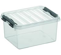 Sunware Boîte de rangement Q-line H6162402 – 2 litres, transparente avec couvercle