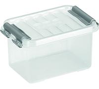 helit sunware H6164002 - Boîte de rangement "the q-line", 0,4 litre, avec couvercle, transparent, 1 pièce