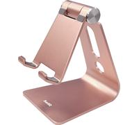 helit Support pour smartphone "the lite stand" or rose en aluminium