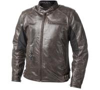 Helite Roadster 2.0 Airbag veste en cuir de moto, Marron vintage, Taille 5XL