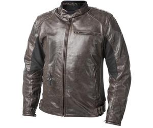 Helite Roadster 2.0 Airbag veste en cuir de moto, Marron vintage, Taille S