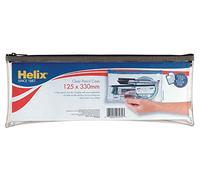 HELIX CLEAR PENCIL CASE 330X125 AST P12