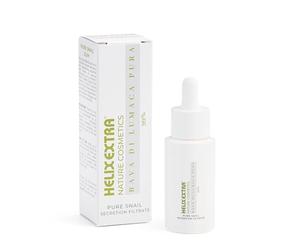 Helix Extra - Bave d'escargot 100 % pure, grand format, 100 ml, sérum à la bave d'escargot pur hydratant, anti-rides, anti-âge, pour visage cou et décolleté, multi-usages, anti-taches, éclaircissant