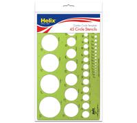 Helix - Gabarit de dessin en plastique pour cercles combinés - Outil de dessin essentiel pour des formes géométriques précises - Idéal pour les a