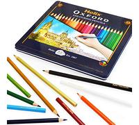 Helix Oxford Crayons de couleur 24 crayons en étain. coloris assortis