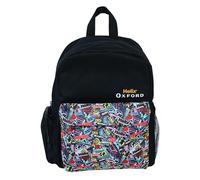 Helix Oxford Sac à dos Noir - Cartable taille moyenne, Noir, multicolore, M, Classique, décontracté