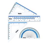 Helix Q68048 Set de géométrie 4 pièces Transparent 15 cm