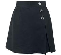 Hell Bunny Cooper Skorts Femme Short Noir XL 76% Polyester, 20% Viscose, 4% élasthanne