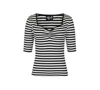 Hell Bunny Warlock Top Black & White XL