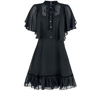 Hell Bunny Robe Imperia Femme Robe Courte Noir 3XL 100% Polyester