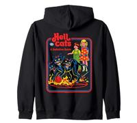 Hell Cats Retro Vintage Funny Adult Humor Sweat à Capuche
