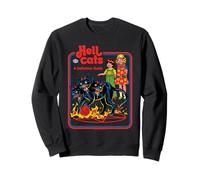 Hell Cats Retro Vintage Funny Adult Humor Sweatshirt