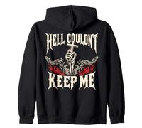 Hell Couldn't Keep Me Christian Cross Chaînes cassées Sweat à Capuche