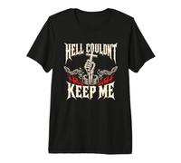 Hell Couldn't Keep Me Christian Cross Chaînes cassées T-Shirt Haut de Gamme
