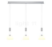 Hell Elegance Suspension LED 3 foyers nickel mat Ce luminaire comporte des modules à LED prémontés de classes énergétiques A A++, A+, A