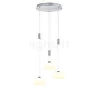 HELL Elegance Suspension LED rond, 3 sources lumineuses, 20643/3-92,