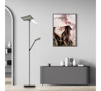 HELL EVOLO Lampadaire à éclairage indirect avec bras de lecture, LED, 60527/2-12,