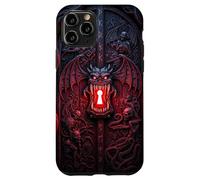 Hell Gate Case Demon Door Gothic Horror Dark Fantasy Metal Coque pour iPhone 11 Pro