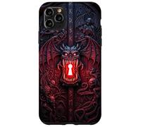 Hell Gate Case Demon Door Gothic Horror Dark Fantasy Metal Coque pour iPhone 11 Pro Max