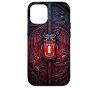 Hell Gate Case Demon Door Gothic Horror Dark Fantasy Metal Coque pour iPhone 12/12 Pro