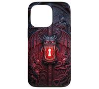 Hell Gate Case Demon Door Gothic Horror Dark Fantasy Metal Coque pour iPhone 13 Pro