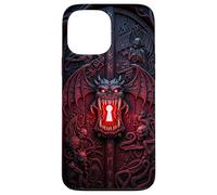 Hell Gate Case Demon Door Gothic Horror Dark Fantasy Metal Coque pour iPhone 13 Pro Max
