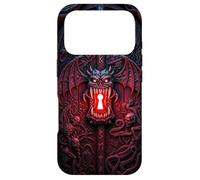Hell Gate Case Demon Door Gothic Horror Dark Fantasy Metal Coque pour iPhone 17 Pro