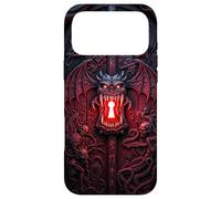 Hell Gate Case Demon Door Gothic Horror Dark Fantasy Metal Coque pour iPhone 17 Pro Max