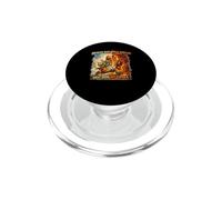 Hell Grilled Vintage Hot Dog Maître du Grill Cadeau PopSockets PopGrip pour MagSafe