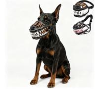 Hell Hound Monster Maulkorb, Halloween Gruseliger Werwolf Hund Maulkorb (Schwarz s)