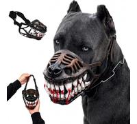 Hell Hound Monster Muzzle, for Medium & Large Dogs (Red,8#/XXL) | Halloween Dinosaur Blood Mouth Dog Mask, Funny Scary Creative Pet Muzzle, Movie Style Animal Decorative Mask