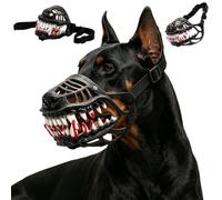 Hell Hound Monster Muzzle - Scary Dog Muzzle with Teeth (Size A,XL)