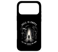 Hell is Empty, All The Demons are Here - Citation de Shakespeare Coque pour iPhone 17 Pro Max
