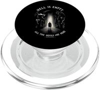 Hell is Empty, All The Demons are Here - Citation de Shakespeare PopSockets PopGrip pour MagSafe