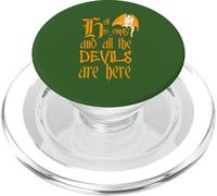 Hell is Empty and All The Devils are Here Texte Jaune PopSockets PopGrip pour MagSafe