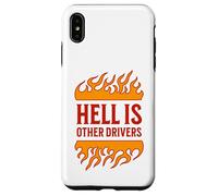 Hell is Other Drivers Funny Road Rage Bad Driver Angry Drive Coque pour iPhone XS Max