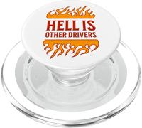 Hell is Other Drivers Funny Road Rage Bad Driver Angry Drive PopSockets PopGrip pour MagSafe
