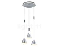 Hell Leni Suspension LED 3 foyers - Cluster nickel , Vente d'entrepôt, neuf, emballage d'origine Ce luminaire comporte des modules à LED prémontés de classes énergétiques A A++, A+, A