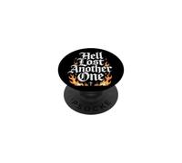 Hell Lost Another One - Fire Graphic Christian Faith Black PopSockets PopGrip Adhésif