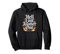 Hell Lost Another One - Fire Graphic Christian Faith Black Sweat à Capuche
