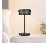 Hell Mesh Lampe rechargeable LED, noir - 30 cm Ce luminaire comporte des modules à LED prémontés de classes énergétiques A A++, A+, A